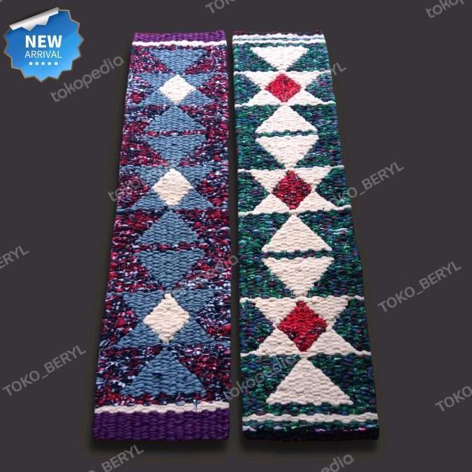 Keset gunungan panjang/keset mushola/keset kain perca