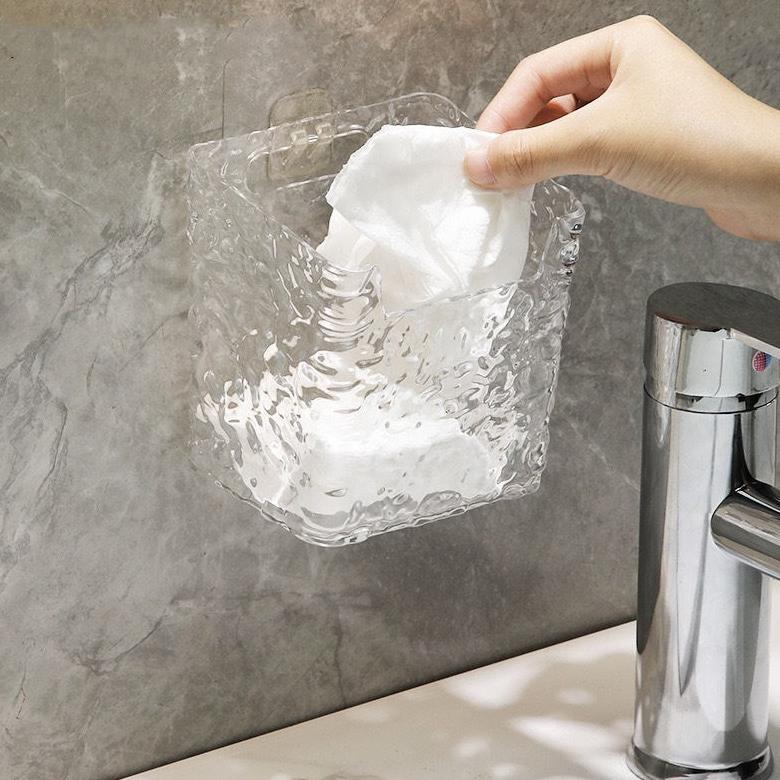 Promo Terbaru Kotak Penyimpanan Serbaguna Tempel Rak Dinding Brush/Skincare/Rak Tempel/Rak Gantung/R