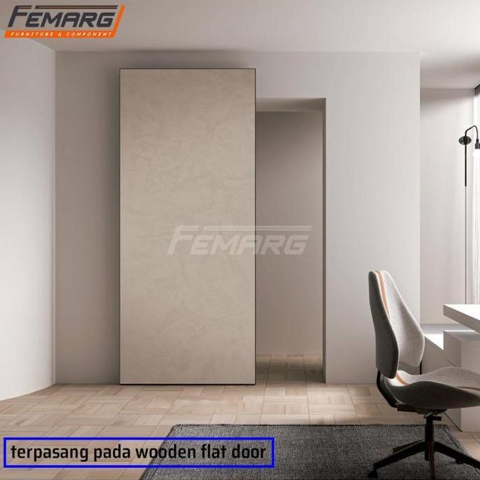 '' REL SLIDING TERSEMBUNYI SLOWMOTION FEMARG|SOFTCLOSING GHOST DOOR TRACK ''