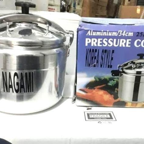 Panci PRESTO 25 liter NAGAMI GOOD QUALITY Tebal Pressure Cooker KUN