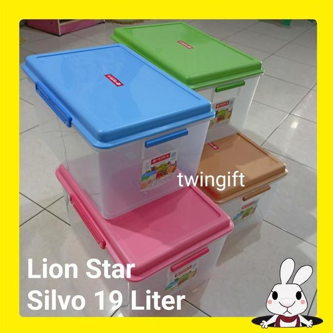 VIRALL BOX KEDAP SERBAGUNA, LION STAR-SILVO,(19 L).(KHUSUS GOJEK) *