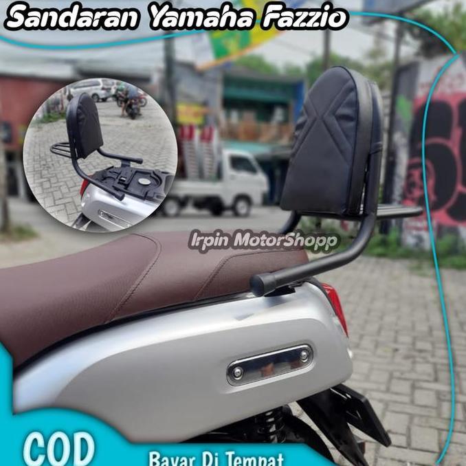 Sandaran Fazzio Sandaran Jox Belakang Yamaha Fazzio Hitam ASLI