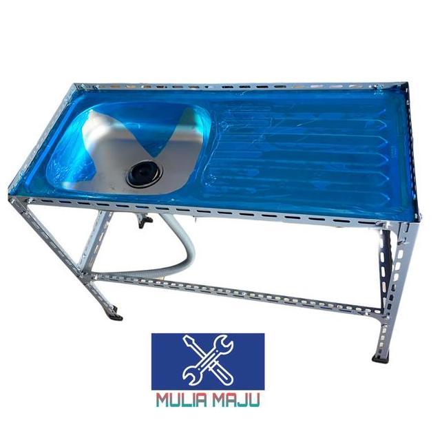 Wastafel Bak Cuci Piring Wastafel Meja Set Rak Bak Cuci Piring