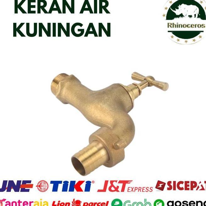 Keran Air Kuningan T Handle Keran Taman Drat 12 Dan 34 Keran Air Tembok
