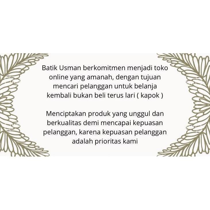 Recommended Batik Usman - Gamis Twill Rayon Premium Model Kancing Terbaru Jumbo Syari Kekinian Batik