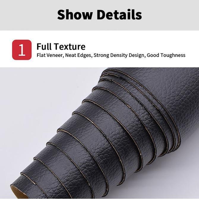 Stiker Kulit Sintetis Tambal Sofa Kursi Jok Mobil Jok Motor Waterproof