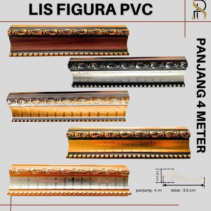 Lis Figura / Lis Pigura Plafon / List Figura / Lis Figura Plafon pvc / Lis Bingkai / Lis Siku Figura