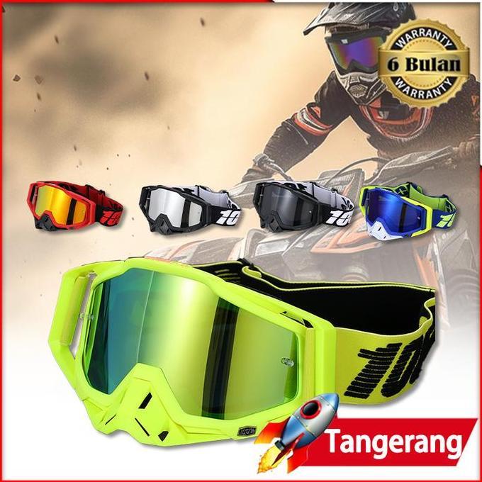FARMUKE Kacamata Goggle Helm 100% Trail JPX KLX CRF Orca Motocross Supermoto