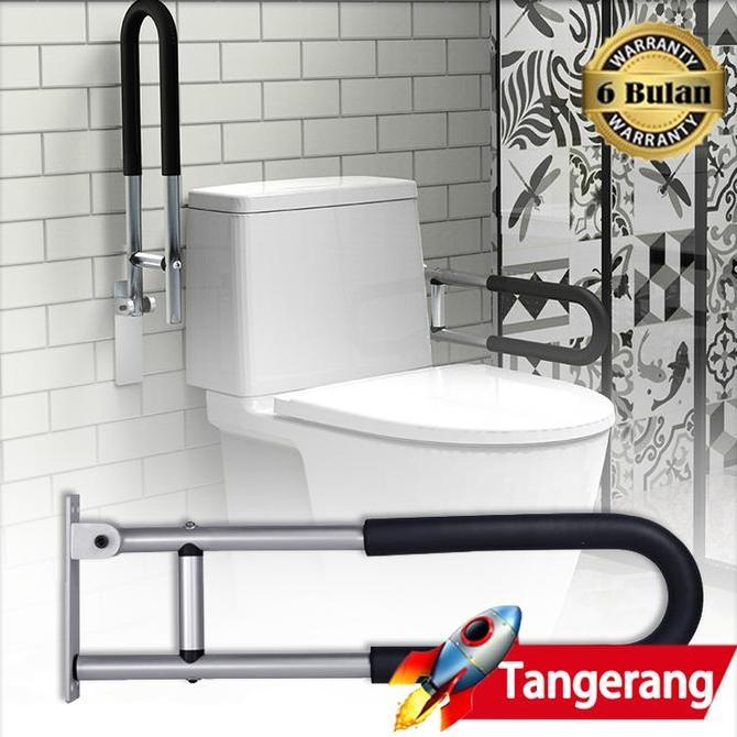 FARMUKE Grab Bar Disability Stainless Steel Grab Bar Toilet Disability Pegangan Toilet Lansia Safety