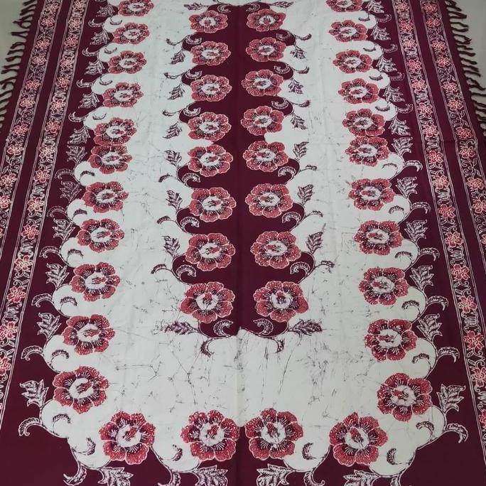 Taplak Meja Makan Batik Cap 8 Kursi