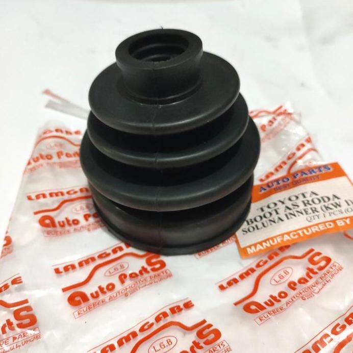 karet boot as roda Soluna dalam CV joint Soluna inner