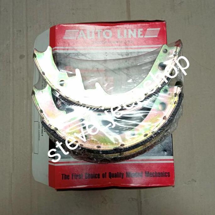 kampas rem belakang brake shoes Autoline jeep CJ7