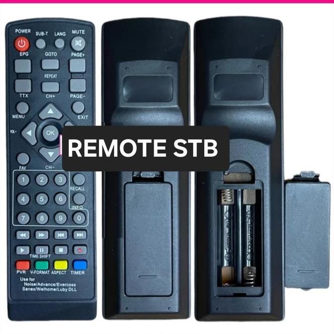Ready REMOTE STB REMOT UNIVERSAL MULTI MULTY SETING SET TOP BOK BOX LUBBY LUBY SANEX WELLHOME AOKY I