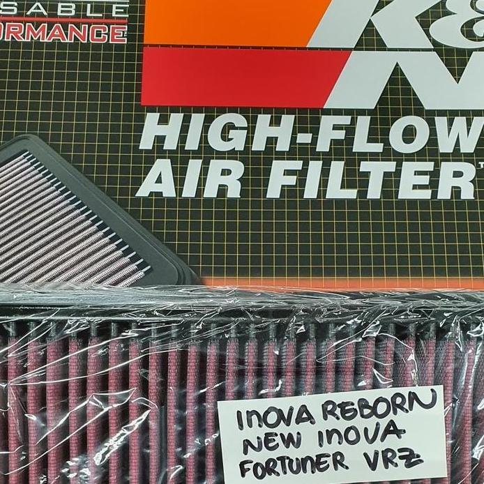 K&N REPLACEMENTAIR FILTER INNOVA REBORN INNOVA GD FORTUNER VRZ