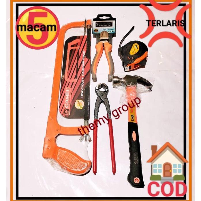 DISKON PROMO... PAKET HEMAT PERALATAN TUKANG BESI KEKINIAN../ PAKET TERLARIS ALAT TUKANG BESI/GERGAJ