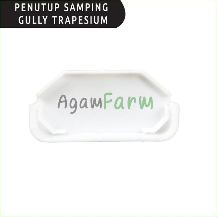 Penutup Samping Gully Trapesium / Talang Trapesium Hidroponik