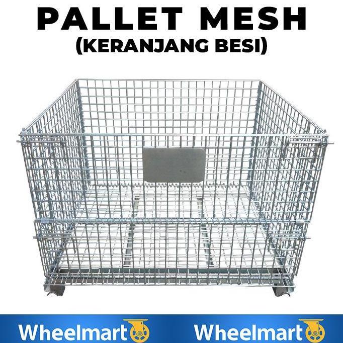 OK PALLET MESH (KERANJANG BESI LIPAT / NICKTAINER) *