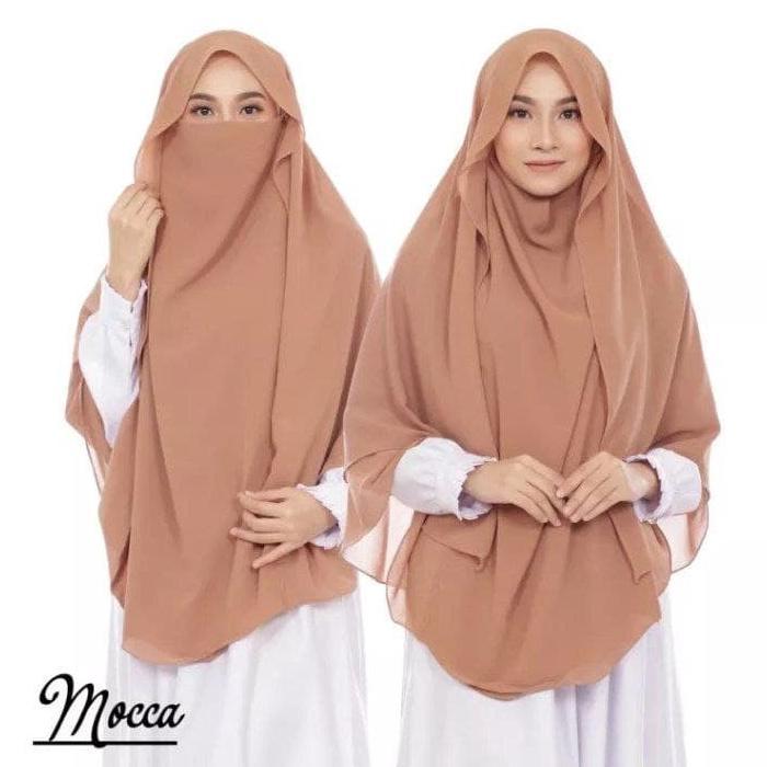 FAST DELIVERY Jilbab French Khimar NIqab Saba Syari Kerudung JUmbo | Jilbab Cadar KEKINIAN