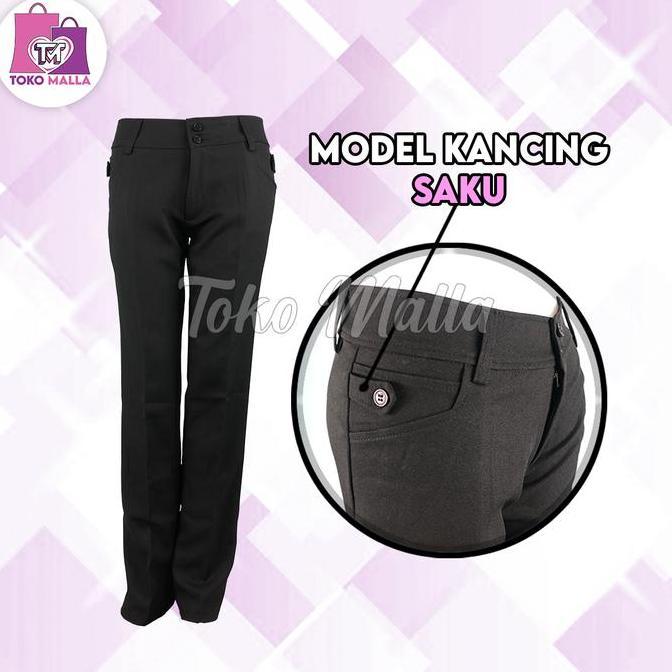 DF275 - Baju Kantoran Wanita One Set Blazer Celana Panjang Bahan Woll Setelan Jas Kerja Formal Cewe 