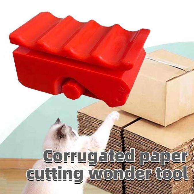 WACAMEY 1pc Pemotong Karton Alat daur ulang portabel, serbaguna dan serbaguna Pemotong Kertas Bergel