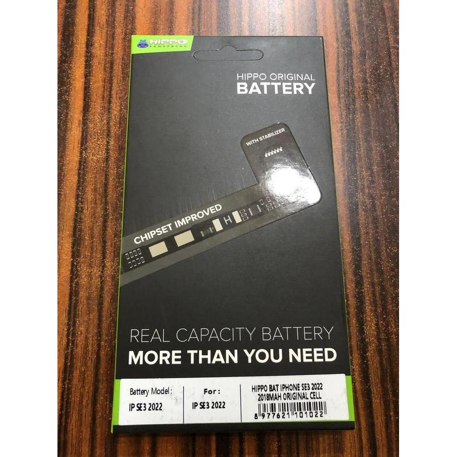 Hippo Baterai Iphone SE 3 2022 2018 MAH Original Cell
