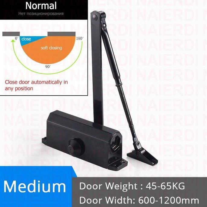 MANAZY Door closer penutup pintu otomatis produk asli dari door closer tahanan pintu kunci pintu/Pen
