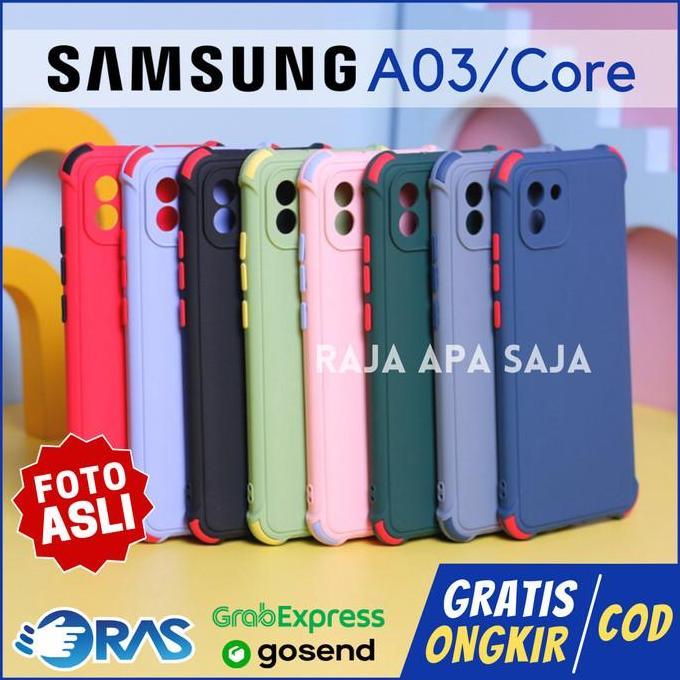 Soft Case HP SAMSUNG A03 A 03 Core Bumper Anti Crack Silicon Kondom