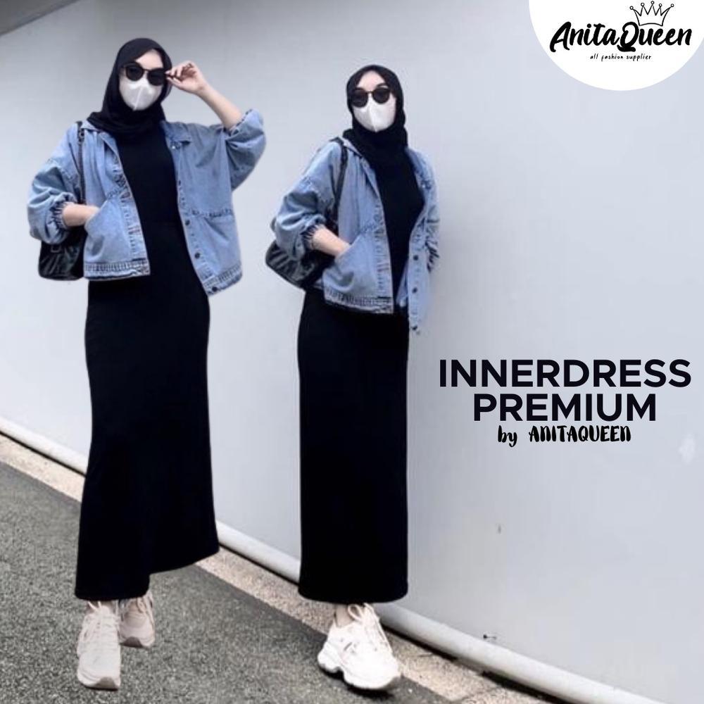 LONG DRESS TANPA LENGAN TERMURAH /LONG DRESS WANITA MUSLIMAH/DRESS KOREAN