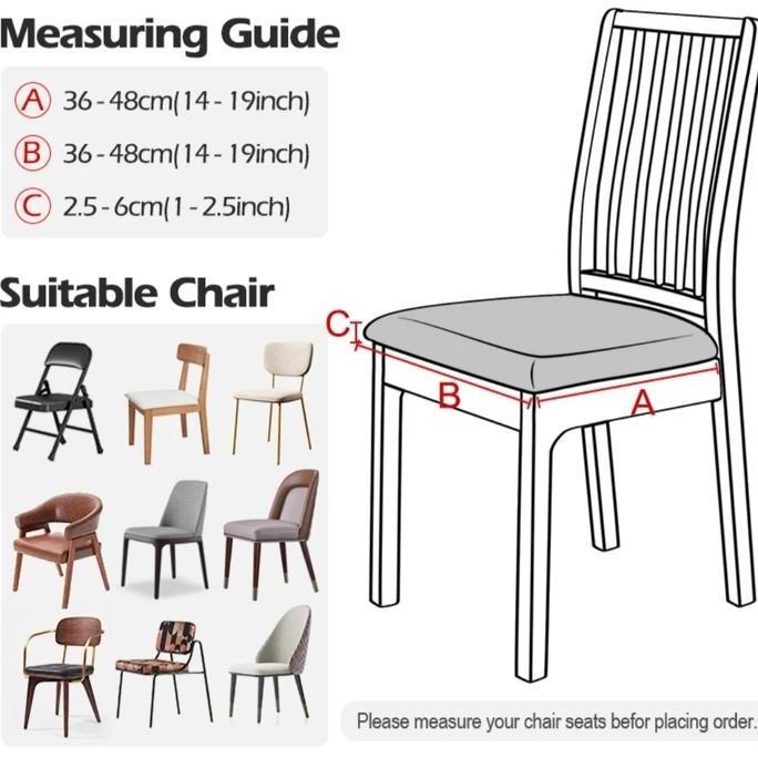 Sarung Kursi Makan Anti Air/Cover Dudukan kursi Makan Waterproof