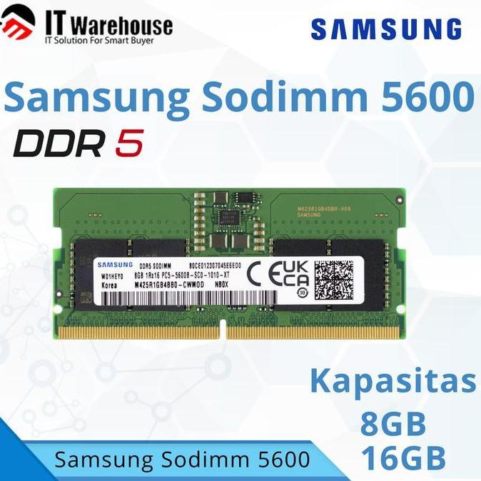 TERBARU - Sodimm SAMSUNG 8GB | 16GB DDR5-5600