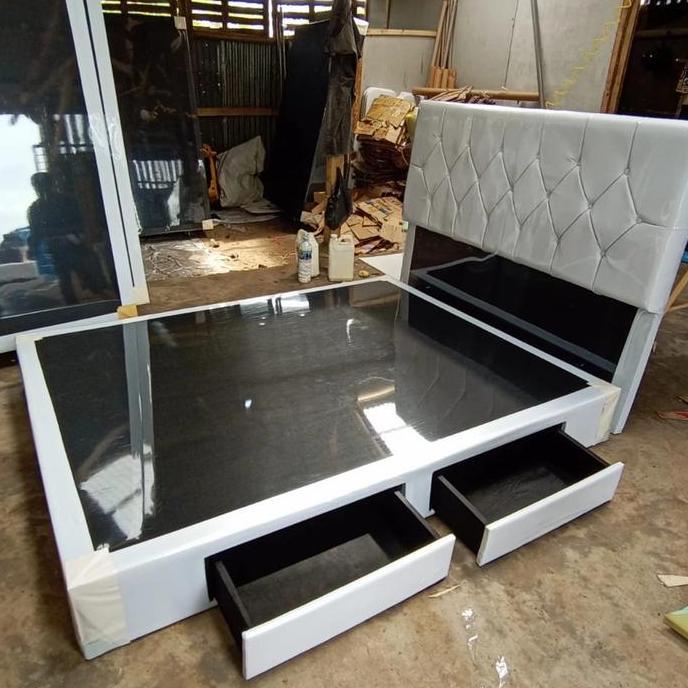 PROMO ranjang Divan dipan laci & sandaran 160x200 - Bandung area saja