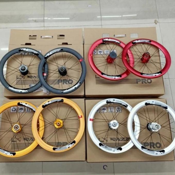 Wheelset 16 349 20 406 RAZE PRO Alloy Disc Brake Old 100/135 Hub Raze Pro ZER