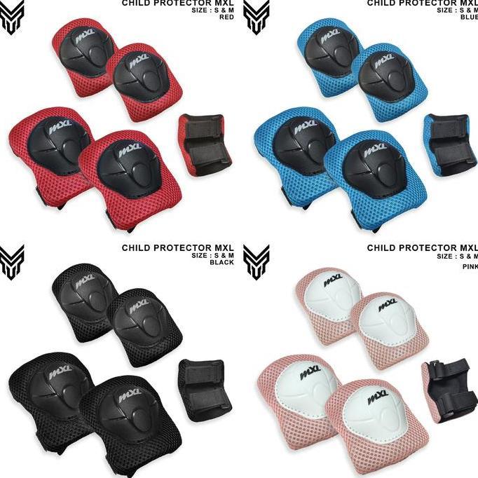 Pelindung lutut sikut anak MXL decker anak untuk sepeda