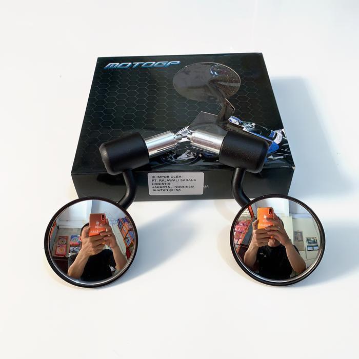 (Termurah) Spion Jalu Bar End Model Rcb Vespa-W175-Fazzio-Benelli-Scoopy-Fino-Mio Bestseller