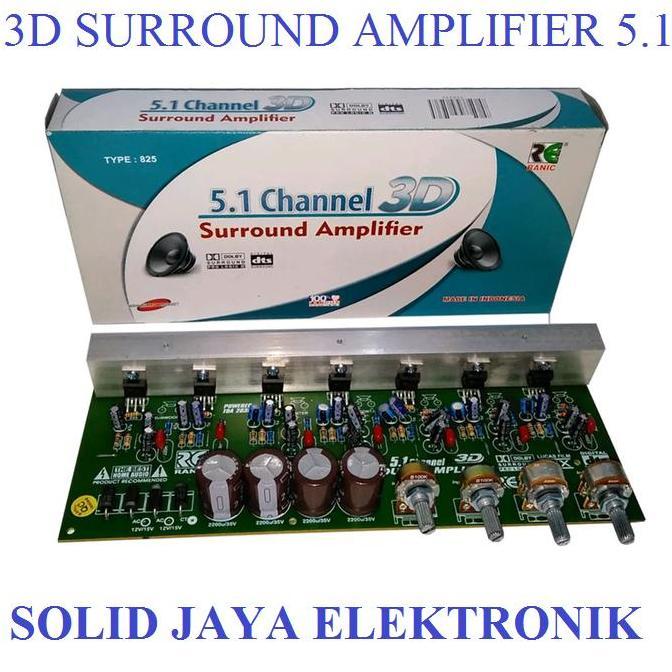 Kit Power Active Home Theater 5.1 Surround Amplifier Aktif Hi Fi Ranic Hemat