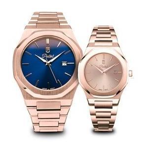 Jam Tangan Couple Parlent Palladium Femme Steel & Palladium Arctic Steel PG