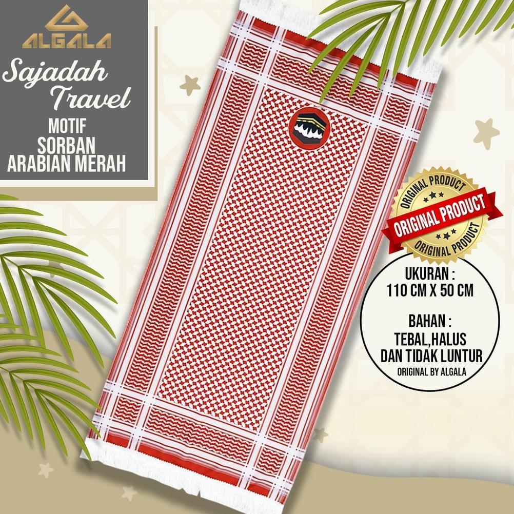 Premium Sajadah Travel Algala Premium 110X50Cm Tebal