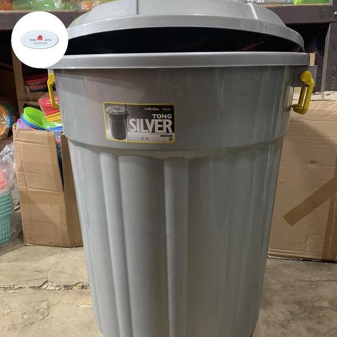 ember 120liter taiwan + tutup / ember silver jumbo / ember besar / tong jumbo / tong sampah besar ou