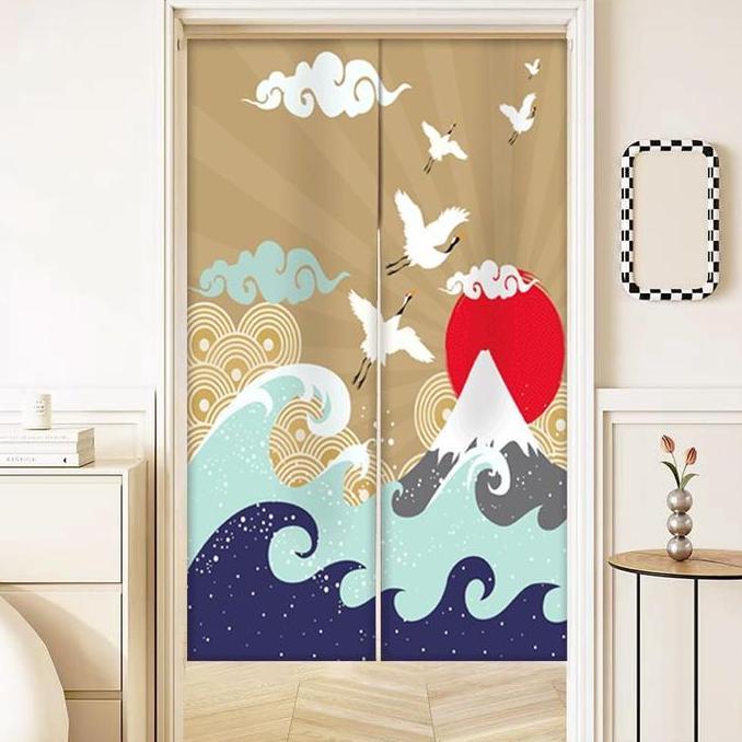 Gorden Pintu | Tirai Hordeng Pintu Kamar | Tirai Pintu Dapur Jepang TF