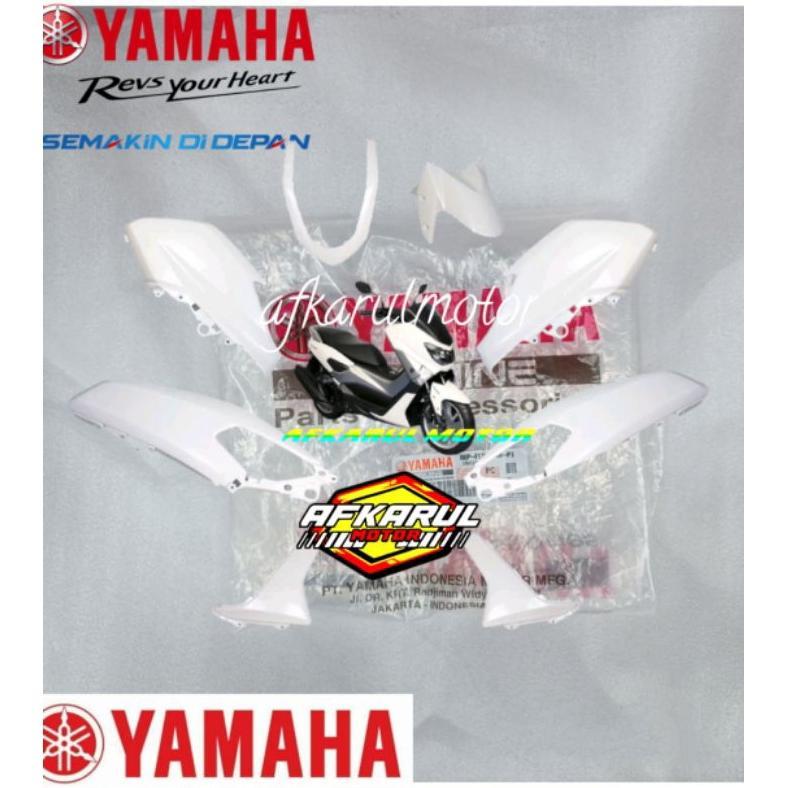 Cover full body halus set yamaha Nmax,Nmax old 2DP original yamaha Putih
