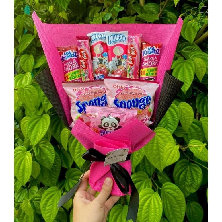 (M-K) Buket murce bisa order banyak 15k-30k/paket/bingkisan Snack Ulang Tahun/Ultah/ Wisuda/Kado/Had