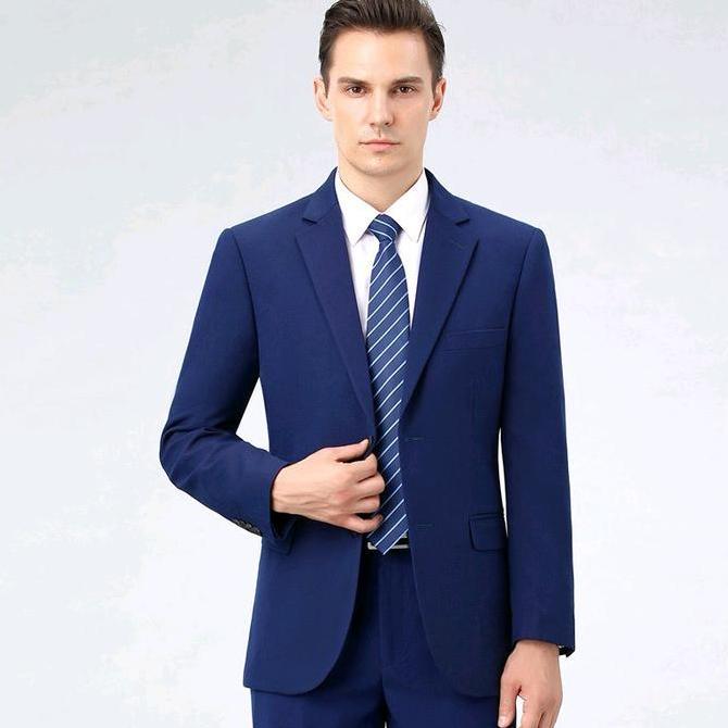 Jas - Jas pria - Jas nikah - Jas blazer pria - Jas priaFit Formal Slim Fit Hitam Wisuda Kantor Casua
