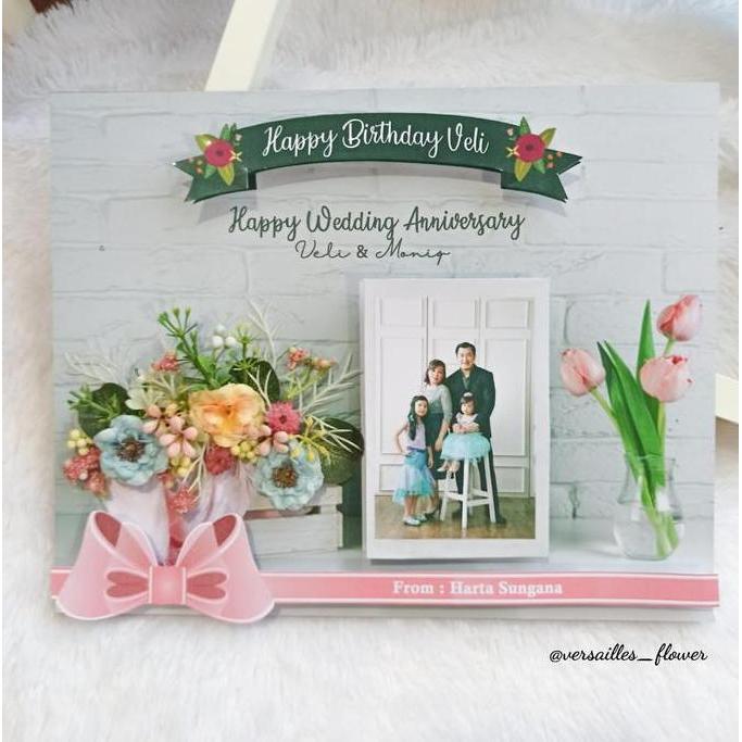 Kado Frame Bunga/Flower in Frame / Frame 3D Flower