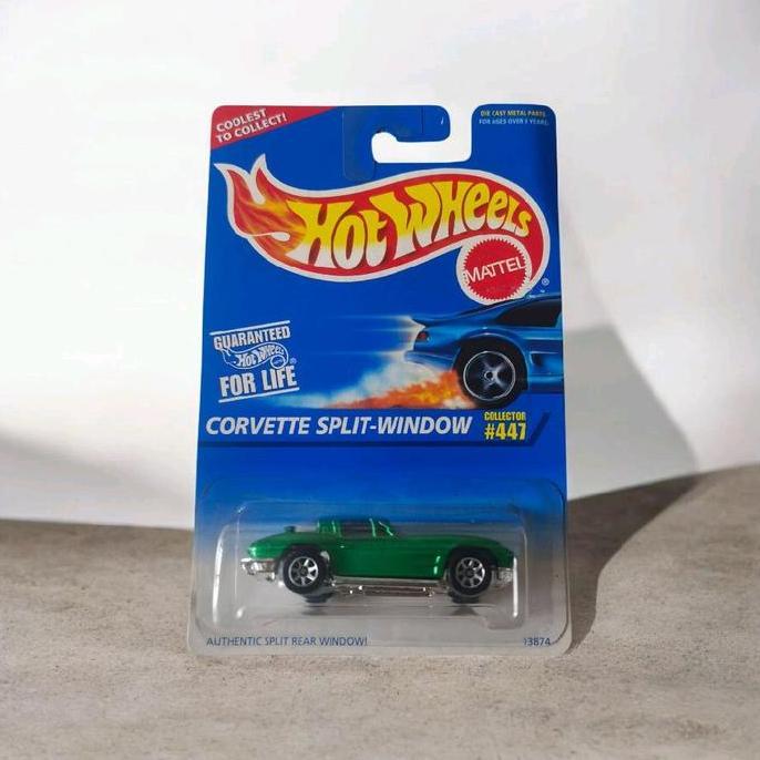 Hot Wheels Corvette Split-Window Collector #447 - Blue Card