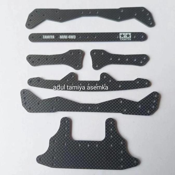 Promo Paket Set Carbon Membran 1,6 All Varian/Bemper Tamiya S2-Sfm-Fm-A-Ma Cod