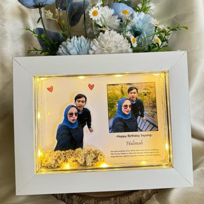 Popup foto 13x18 kado ultah pacar kado ultah doi kado ultah suami kado ultah istri kado ultah istri 
