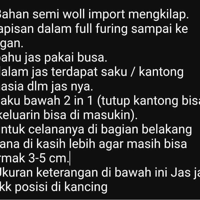 DENIM1 stel jas semi woll kilap jas wedding jas nikah jas pernikahan jas kawin jas akat nikah jas pe