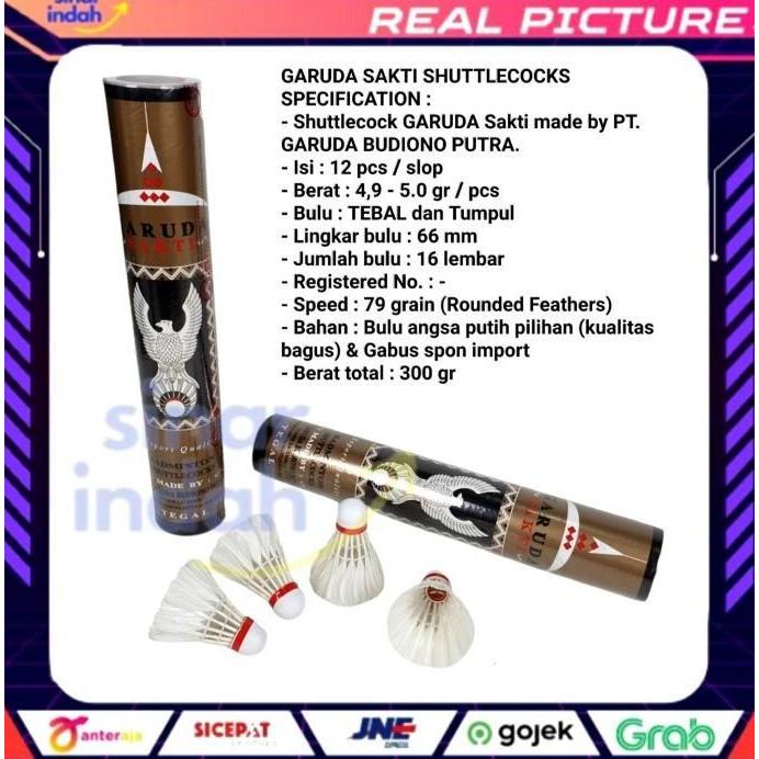 Bola Badminton shuttlecock bulutangkis kok bulu Garuda Sakti
