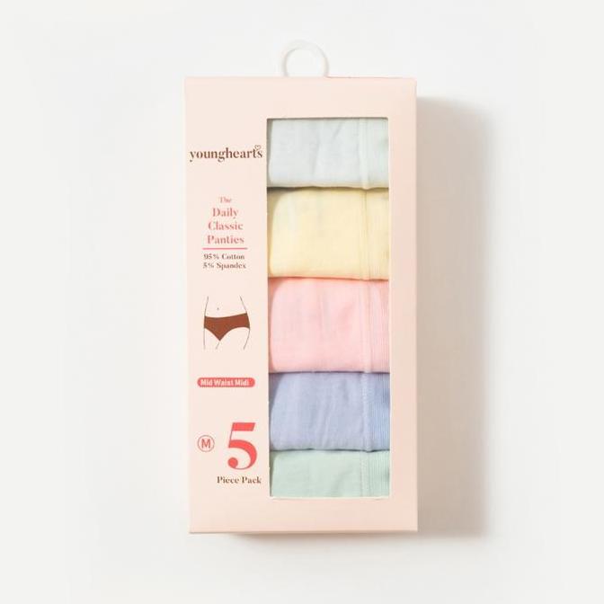 Young Hearts Panty Pack Macaroon Delight Midi Y20-B01042MIX