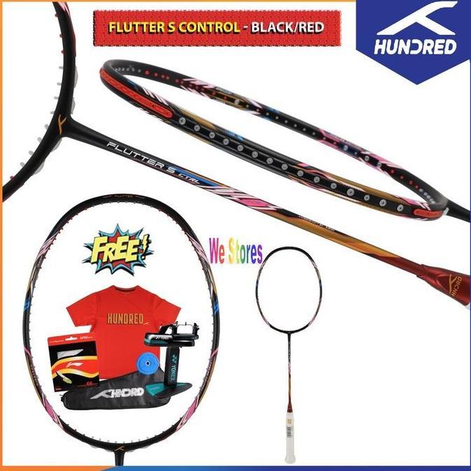 HUNDRED HNDRD Flutter S Ctrl Control Raket Badminton